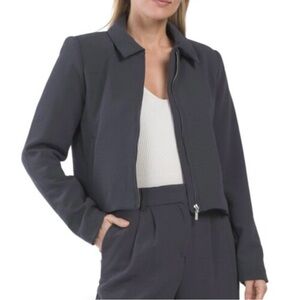 NWT Rachel Zoe sz 6 Zip Women’s Gray Jacket